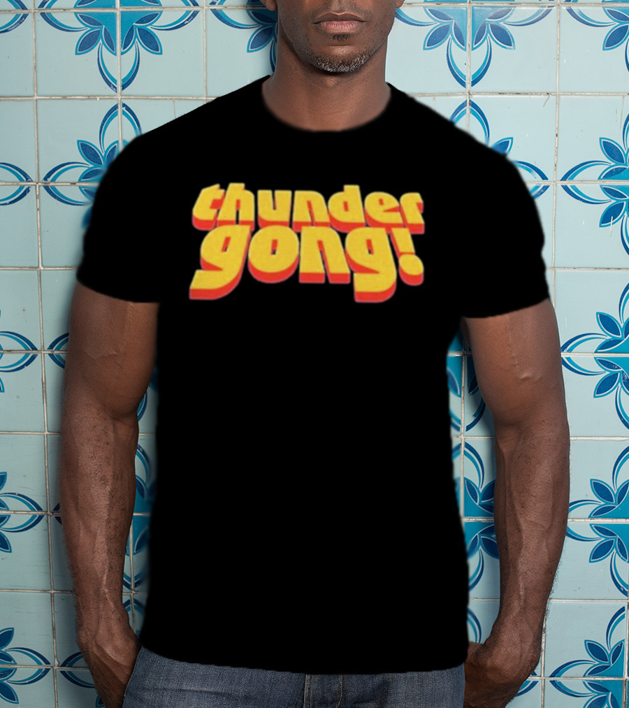 Thunder Gong 3D Retro T-Shirt