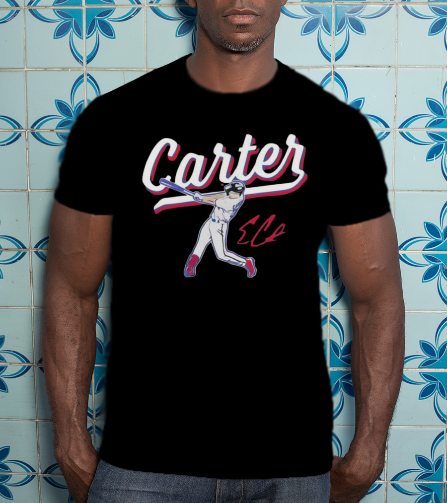 Carter Rangers Evan Carter Baseball Player T-Shirt