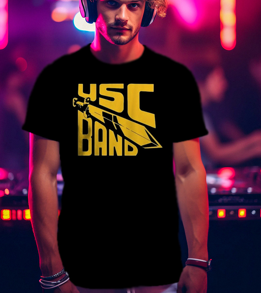 Olivia Rodrigo USC Trojans Band Sword Marching Russell T-Shirt