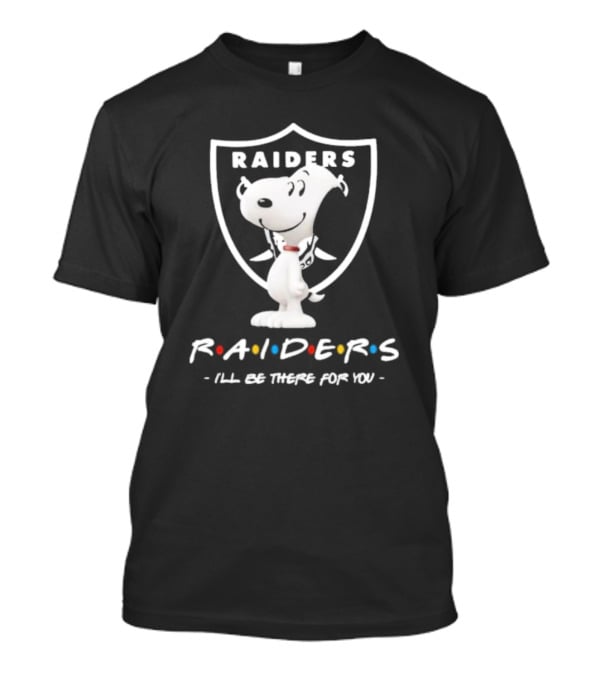 Raiders Peanuts Friends I'll Be There For You Snoopy T-Shirt