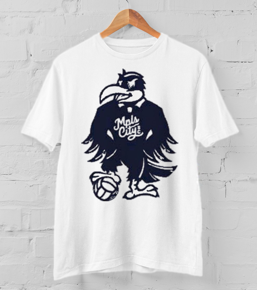 Schmitty The Crow MKE City Basketball Raven T-Shirt