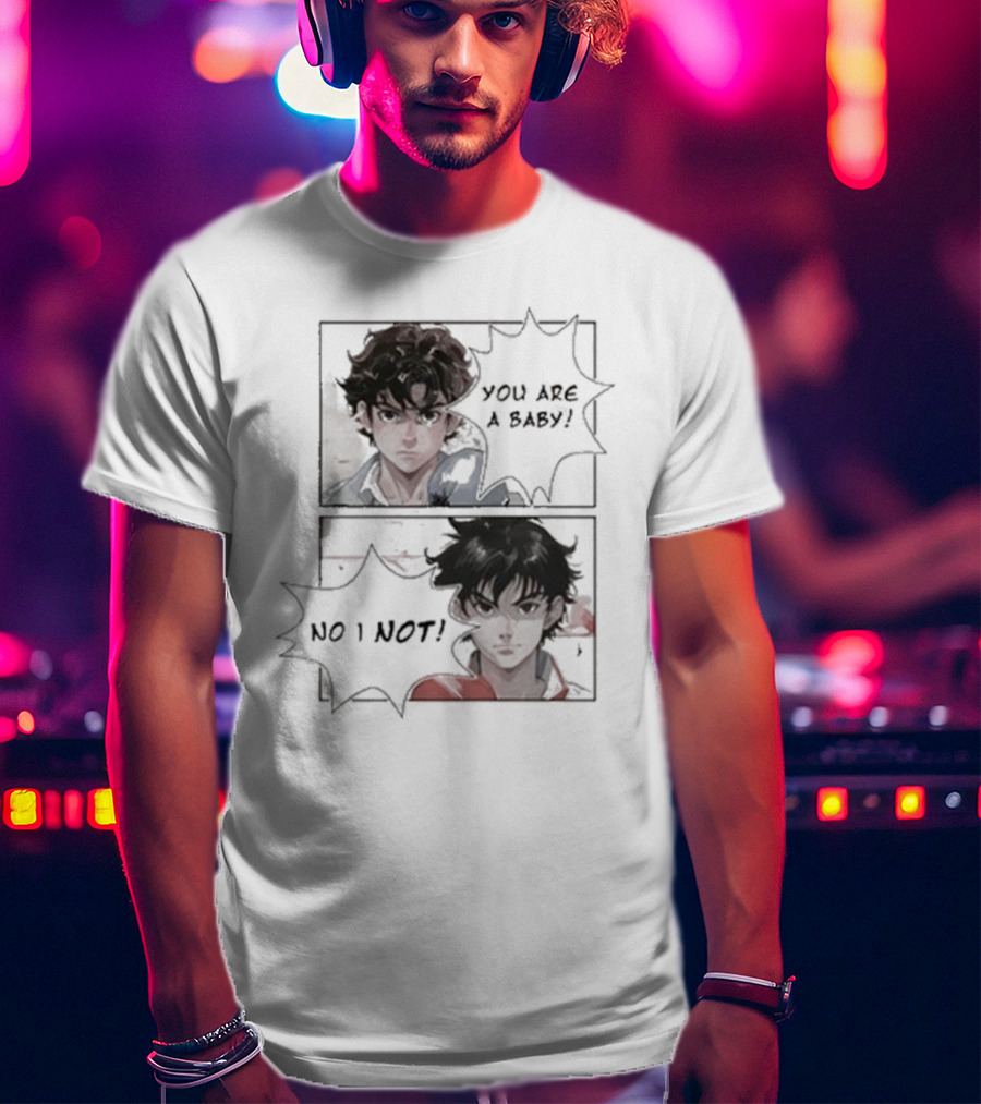 Slushynoobz You Are A Baby No I Not Anime Character Exchange T-Shirt
