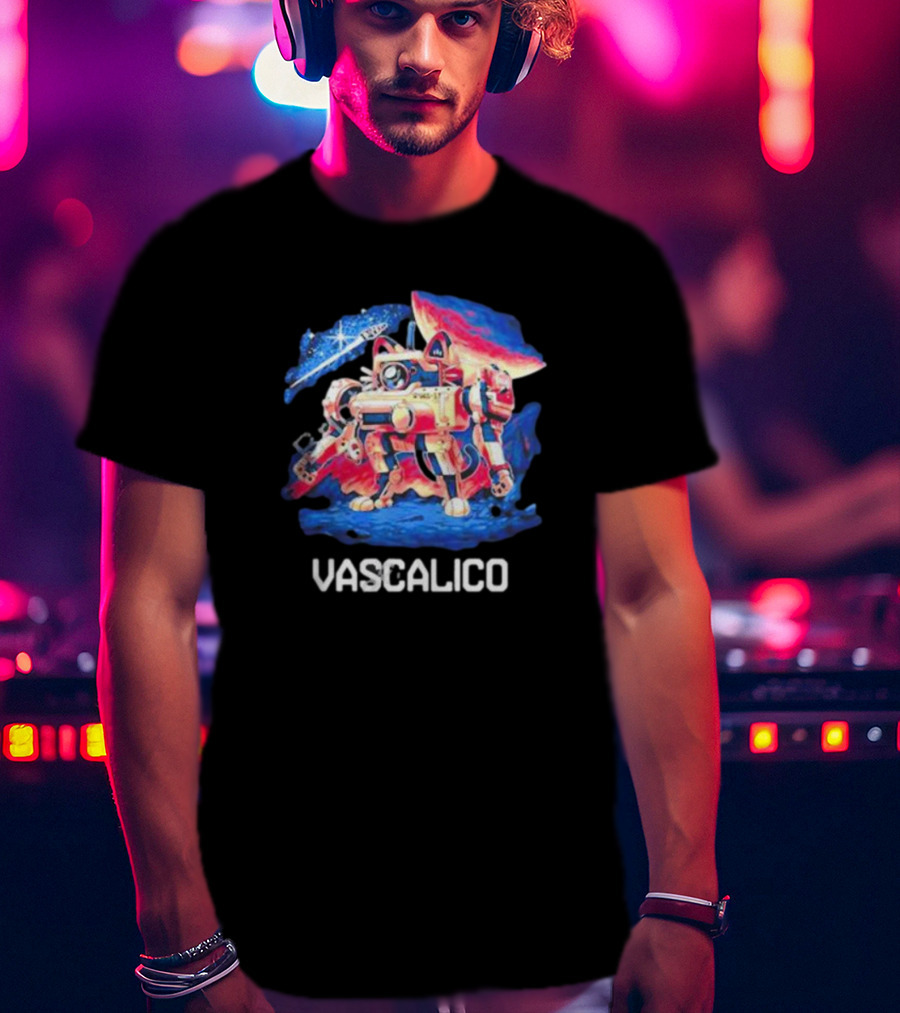 Starfield Vascalico Space Cat Robot Adventure T-Shirt