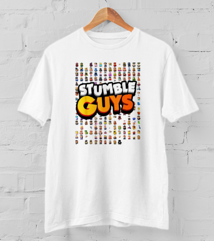 STUMBLE GUYS Multicolor Character Grid T-Shirt