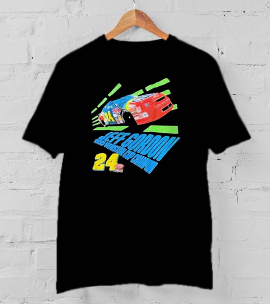 Jeff Gordon 1995 Winston Cup Champion 24 Car Racing Vintage T-Shirt