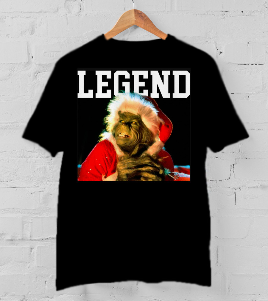 Grinch Legend Santa Christmas T-Shirt
