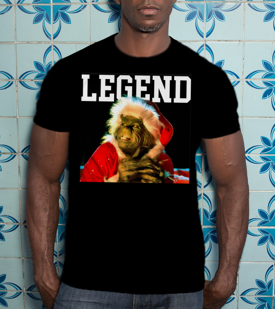 Grinch Legend Santa Christmas T-Shirt