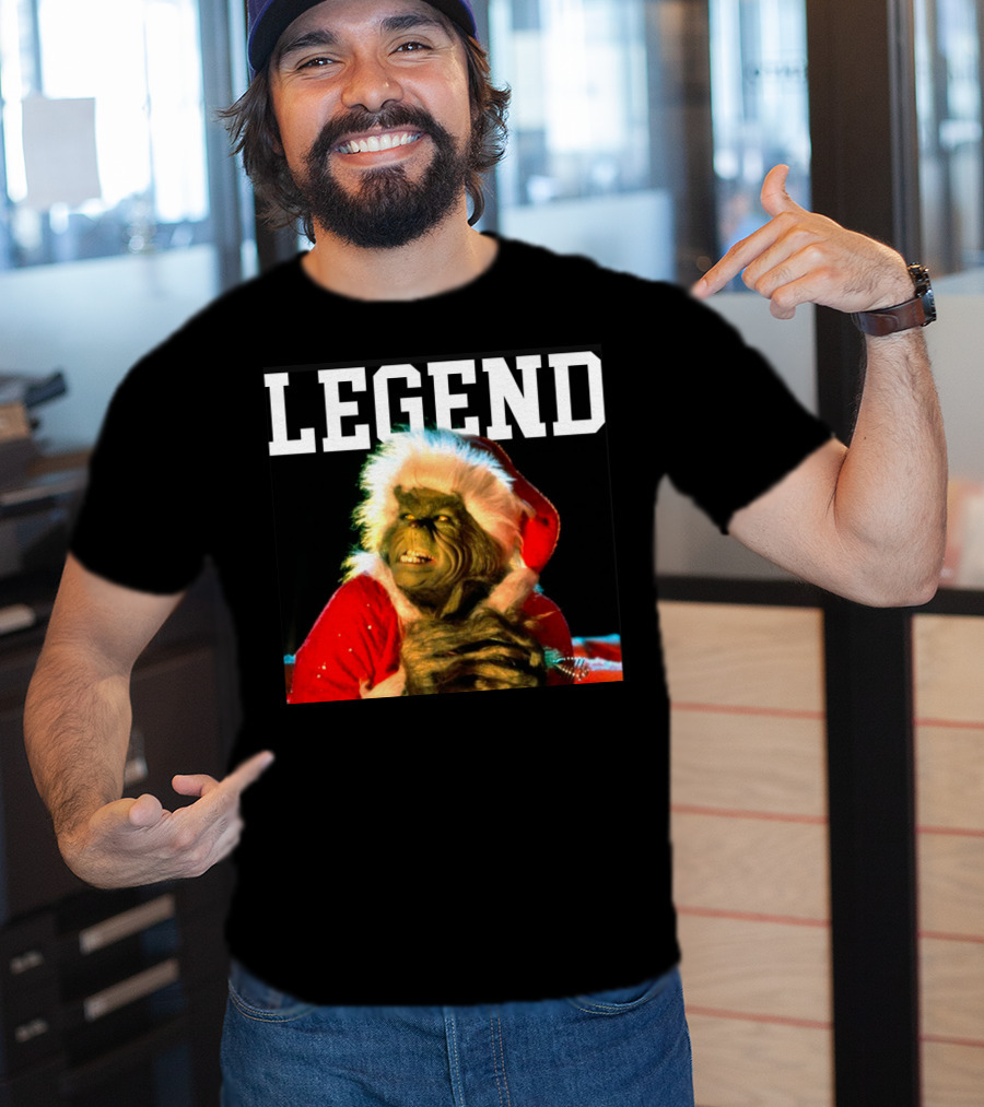 Grinch Legend Santa Christmas T-Shirt