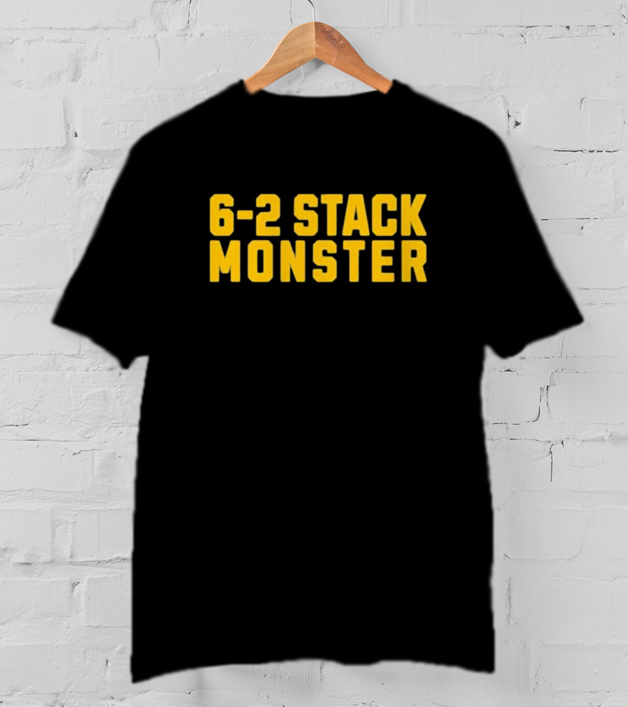 6-2 Stack Monster Football Defense Strategy T-Shirt