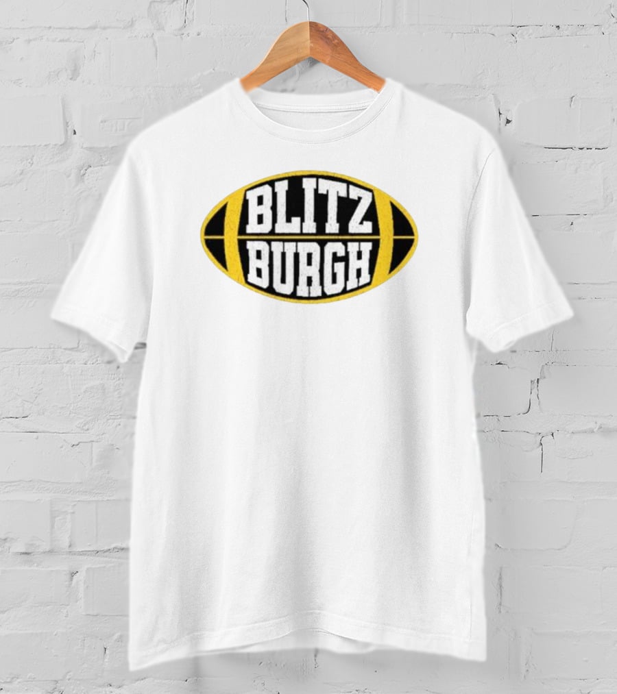Blitz Burgh Football Logo Steelers T-Shirt