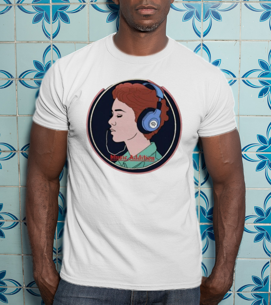 Music Addition Groove In Style Headphone Harmony For Enthusiasts T-Shirt