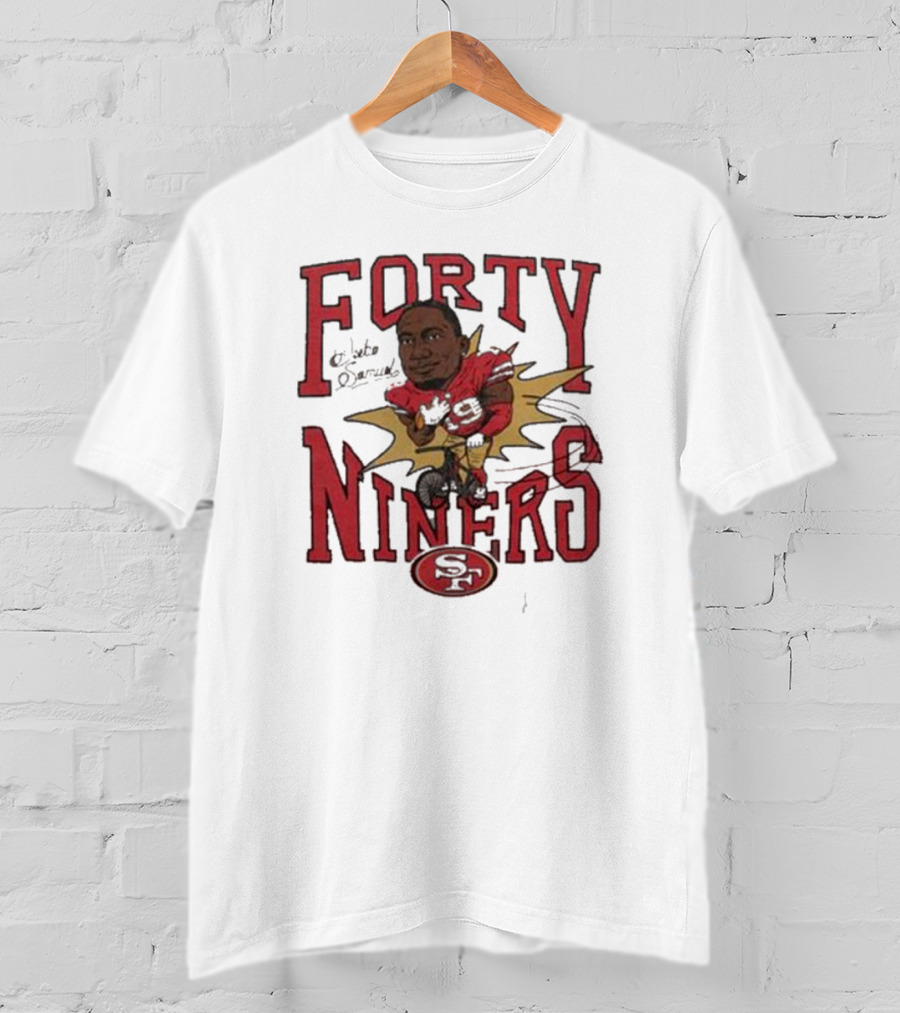 Forty Niners Deebo Samuel San Francisco 49ers Caricature Tri-Blend Homage T-Shirt
