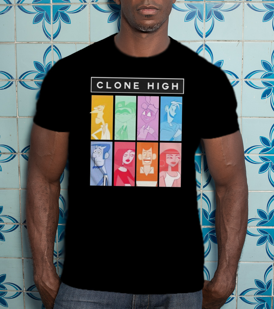 Tara Billinger Clone High Colorful Character Grid T-Shirt