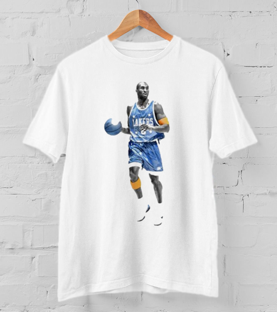 Lakers Mamba Vintage White Box Michael Jordan Inspired T-Shirt