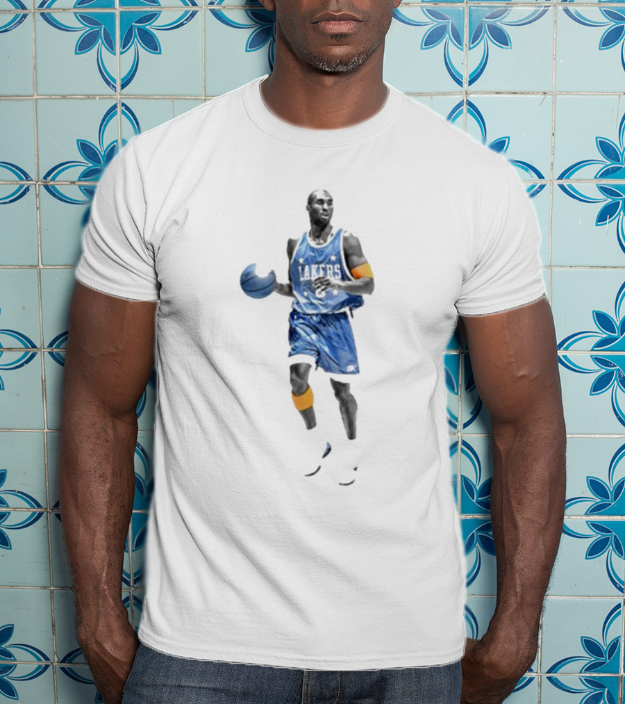 Lakers Mamba Vintage White Box Michael Jordan Inspired T-Shirt