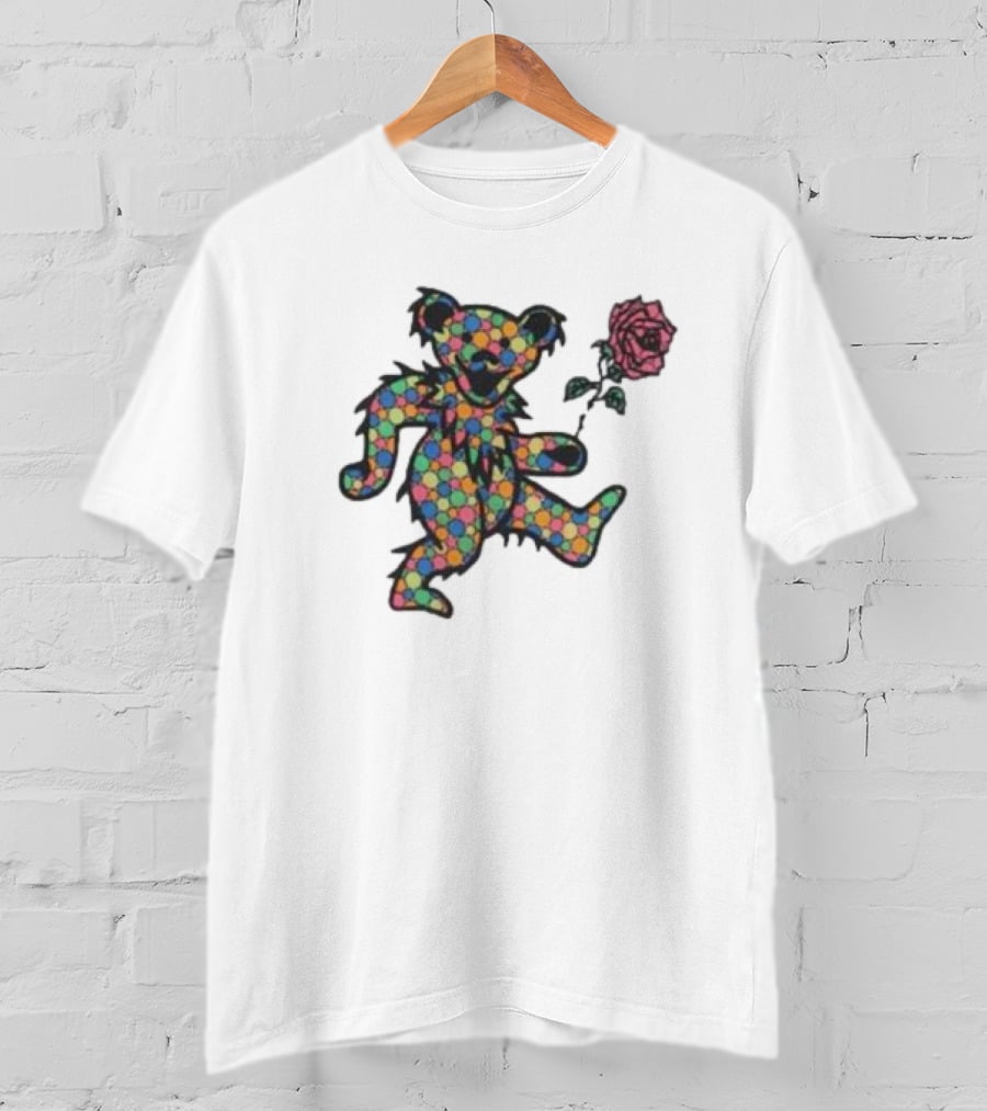Wyco Vintage 1989 Grateful Dead Dancing Bear With Rose T-Shirt