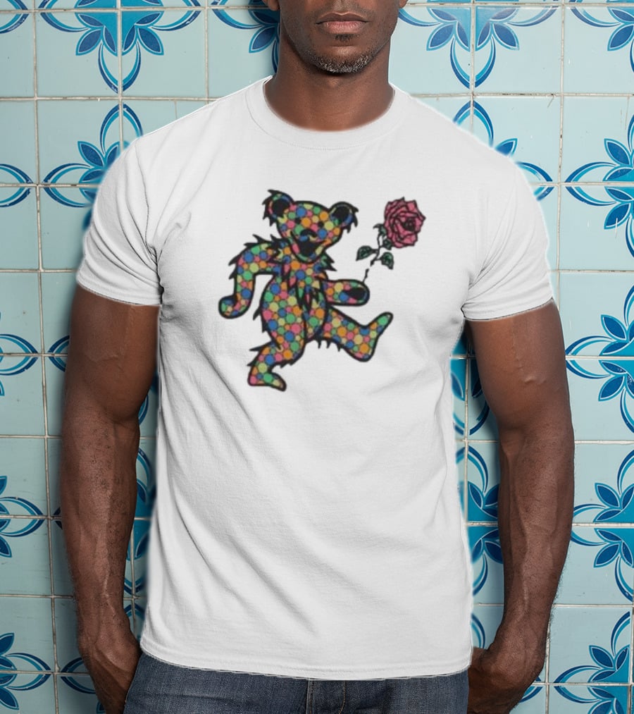 Wyco Vintage 1989 Grateful Dead Dancing Bear With Rose T-Shirt
