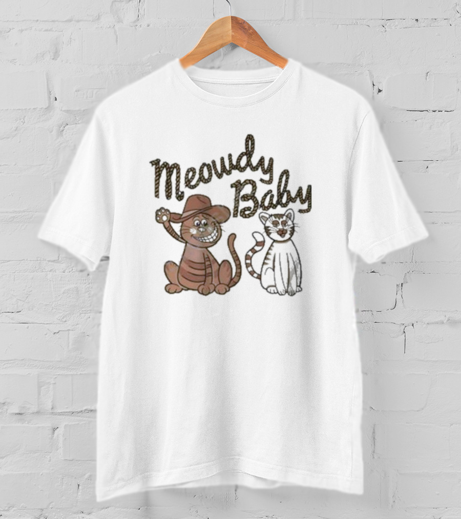 Meowdy Baby Leigh Mcnasty Cowboy Cats T-Shirt