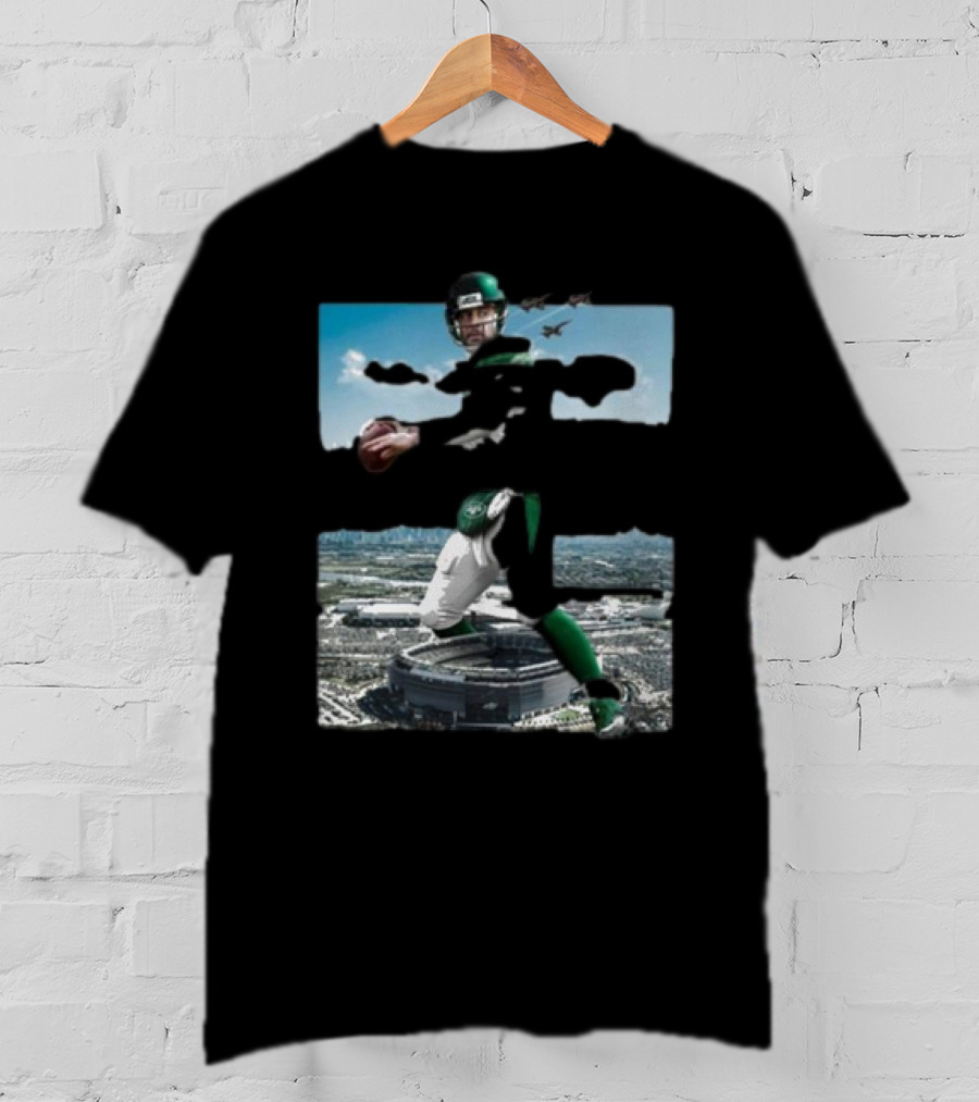Philadelphia Eagles Mr Rogers Huge And Eagles Stadium Jets Football T-Shirt