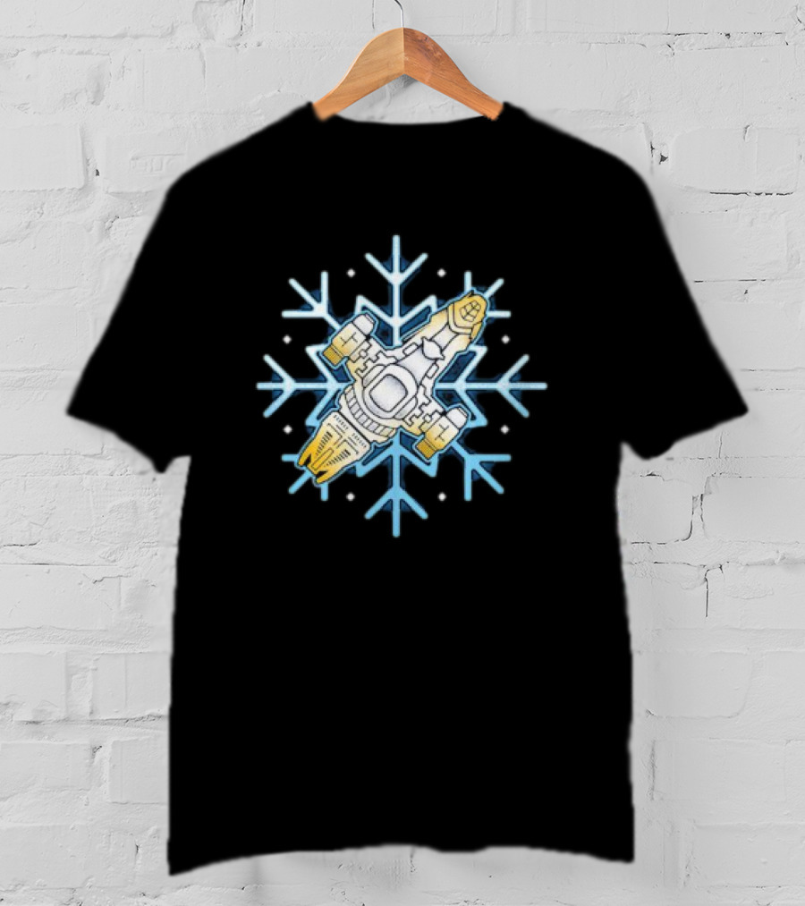 Shiny Snowflake Firefly Ship Serenity T-Shirt