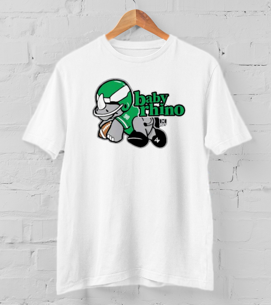 PHLY 98 Baby Rhino Football Playful T-Shirt