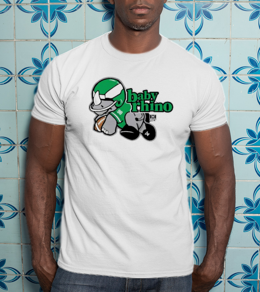 PHLY 98 Baby Rhino Football Playful T-Shirt