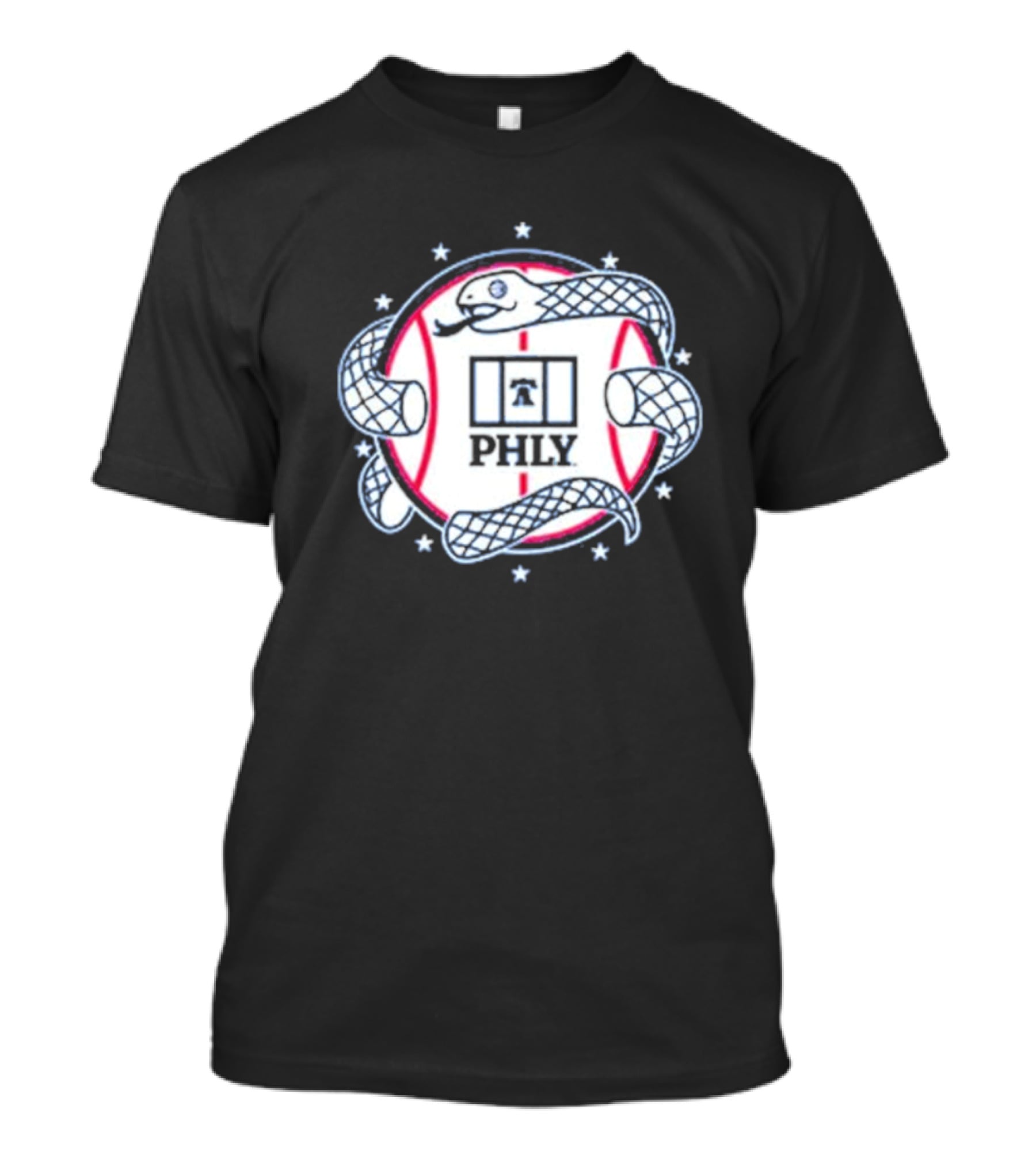 PHLY Snake Circle Stars Basketball T-Shirt