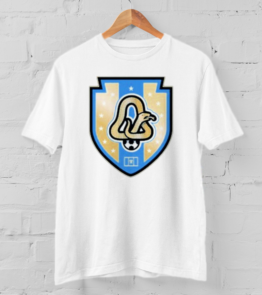 Phly Soccer Crest Snake And Stars Shield T-Shirt