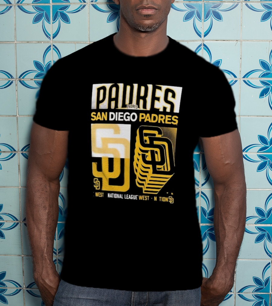 San Diego Padres West National League West Stack T-Shirt