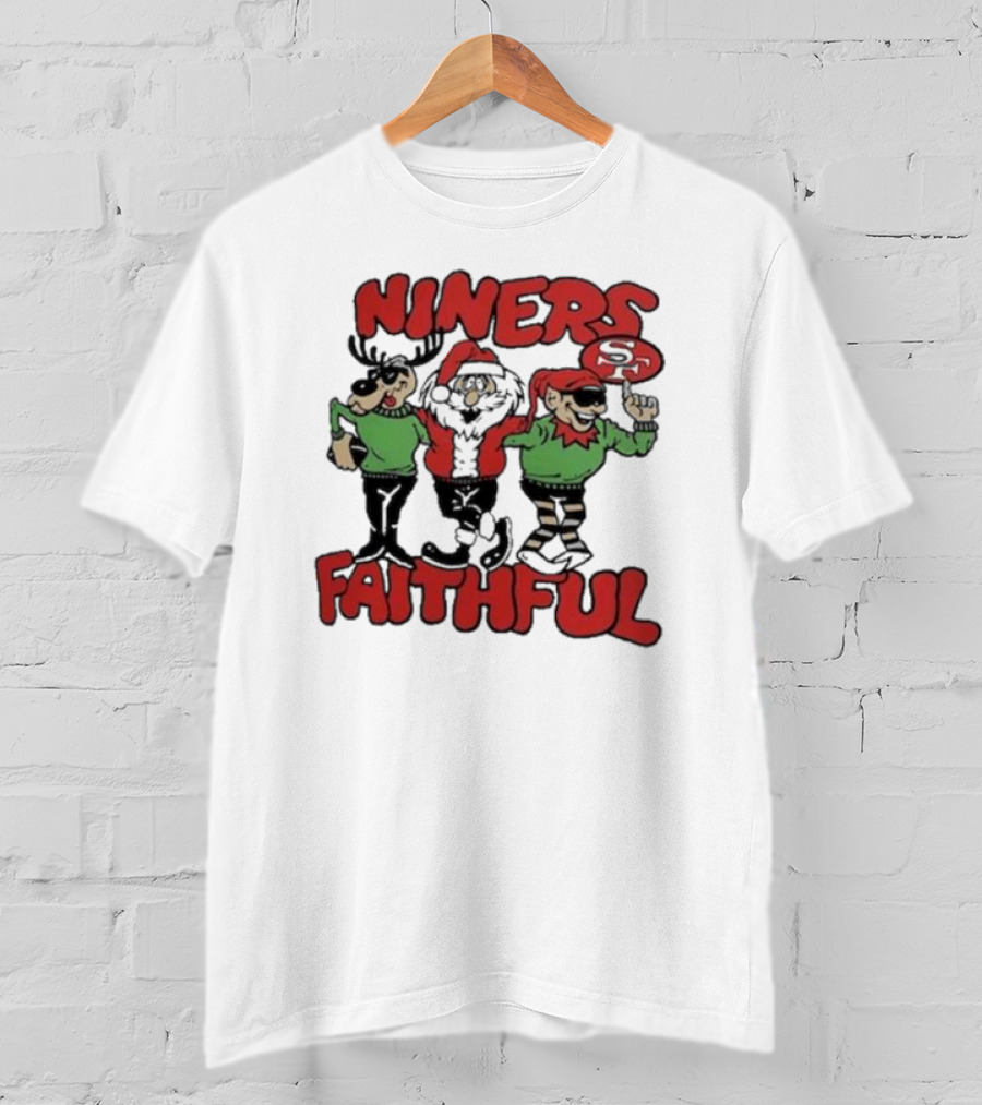 Niners Faithful San Francisco 49ers Homage Holiday Tri-blend T-Shirt