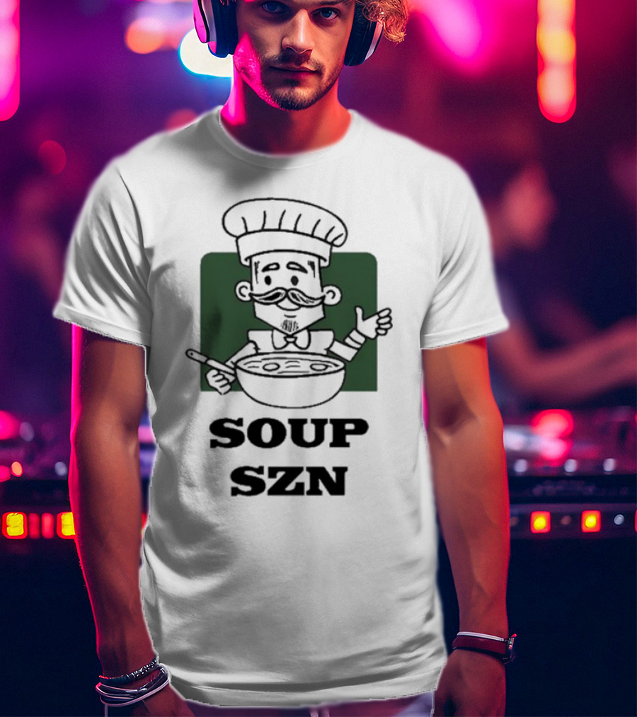 Soup Szn Chef Cartoon Cooking Bowl T-Shirt