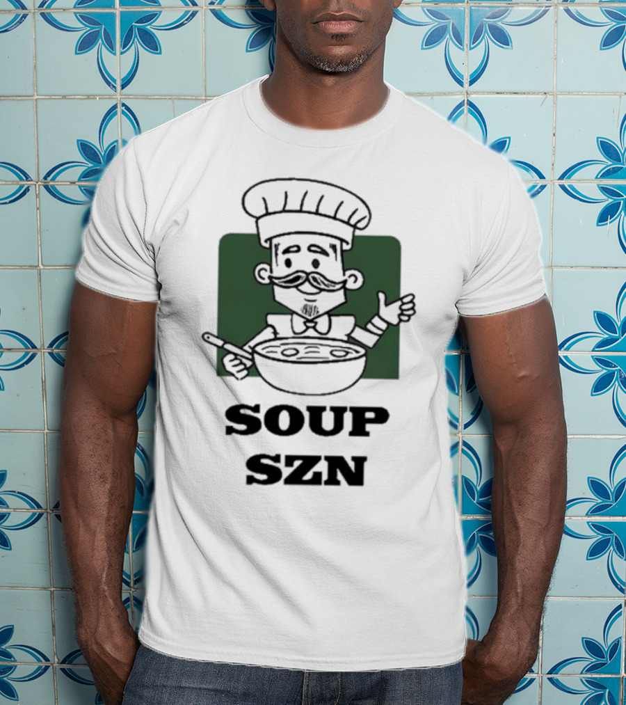 Soup Szn Chef Cartoon Cooking Bowl T-Shirt