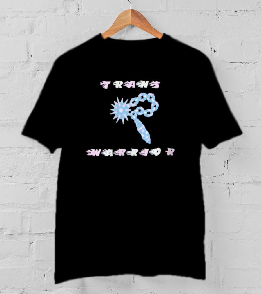 TRANS WARRIOR Blue Spike Chain T-Shirt