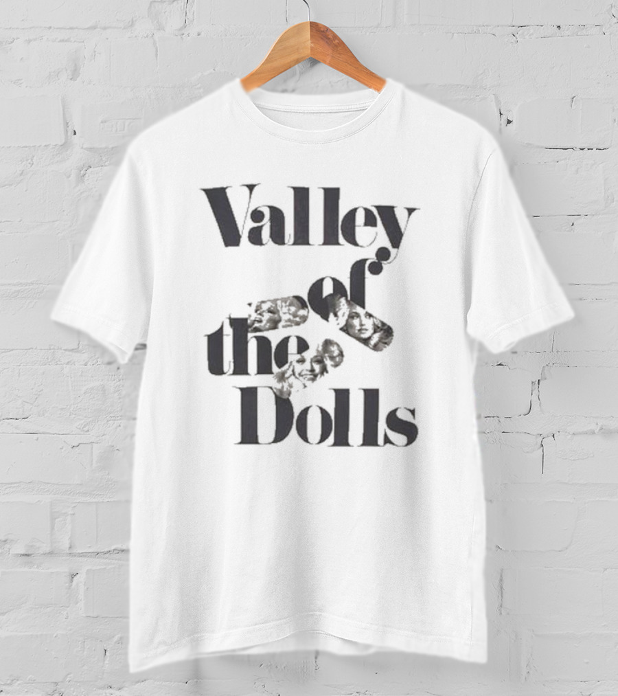 Valley Of The Dolls Text With Pill T-Shirt