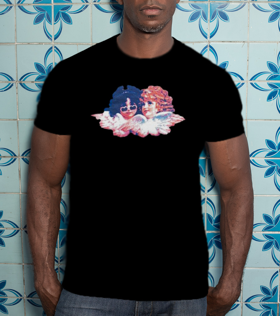 Heavenly Vintage Angel Duo Wings T-Shirt