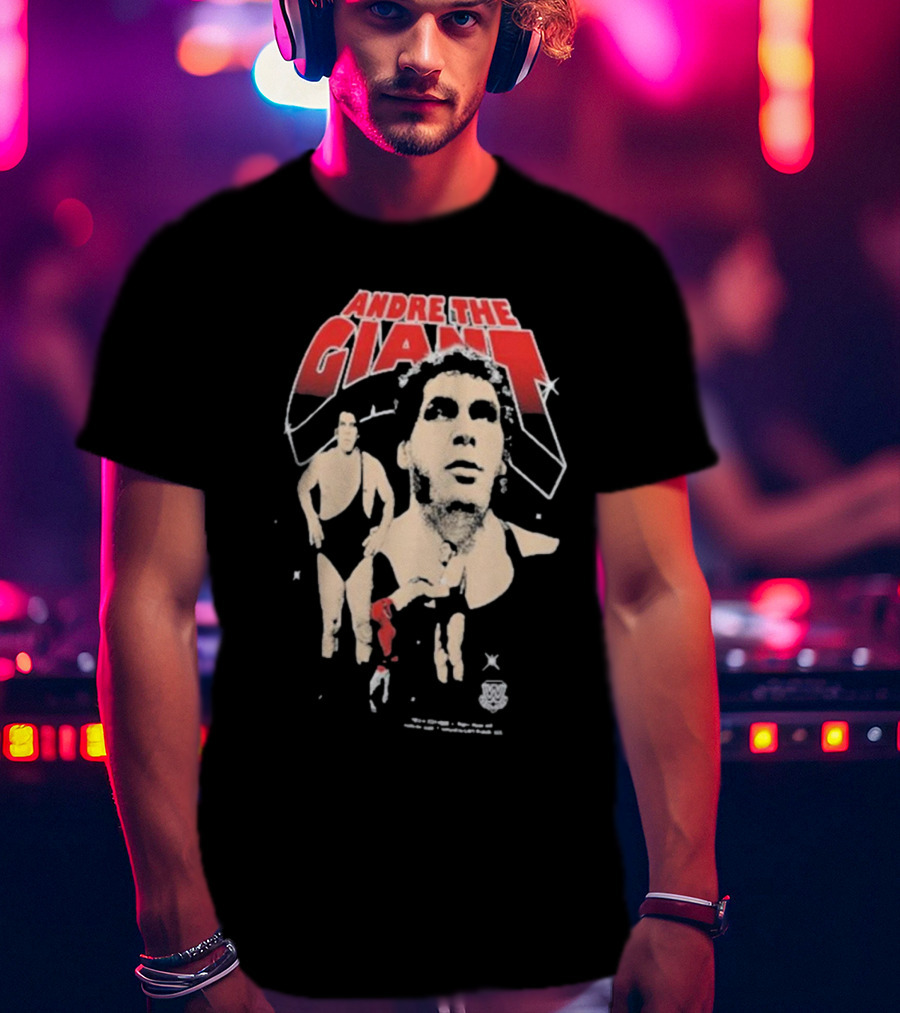 Andre The Giant Ripple Junction Collage Classic Style Stars T-Shirt
