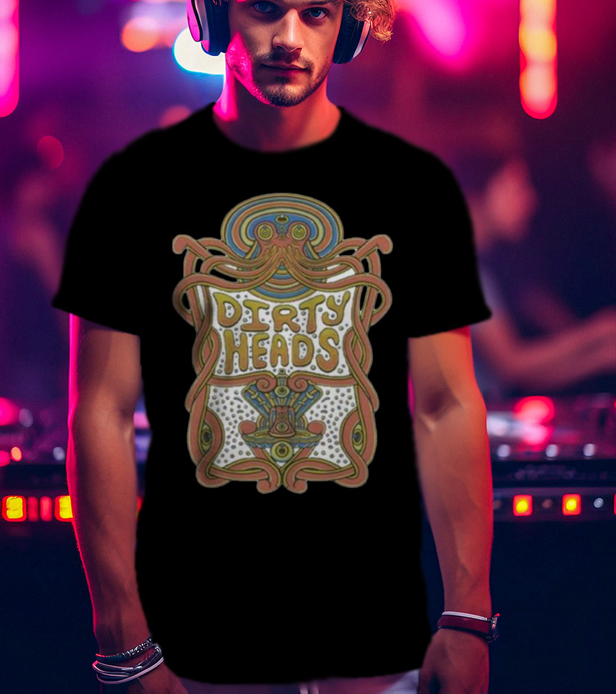 Dirty Heads Psychedelic Octopus T-Shirt