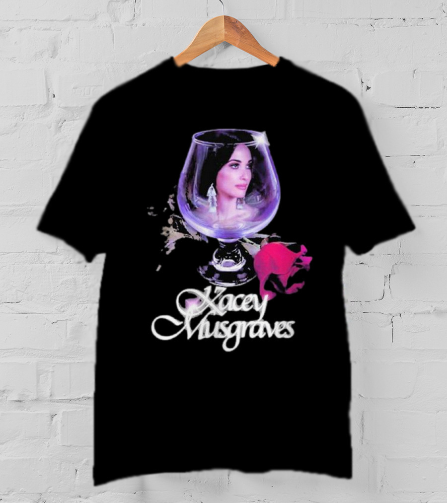 Kacey Musgraves Rose In Glass T-Shirt