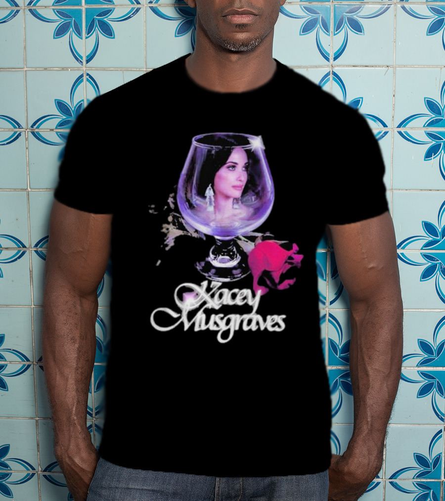 Kacey Musgraves Rose In Glass T-Shirt