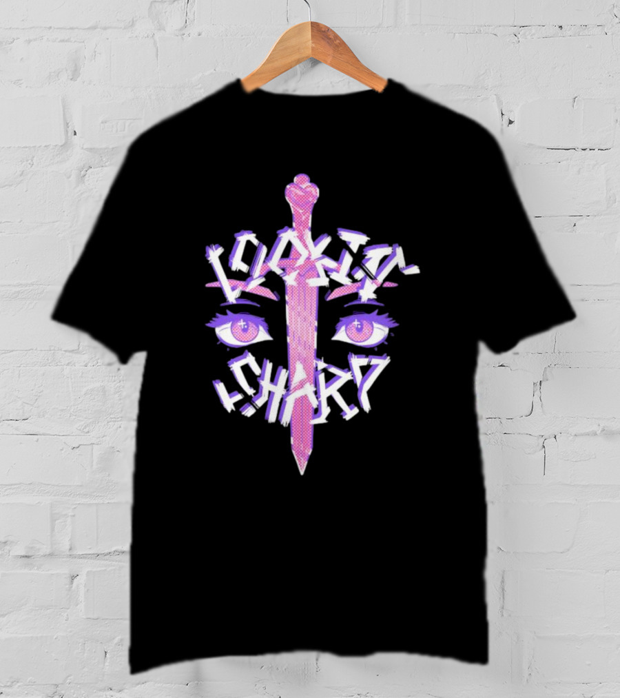 Lookin’ Sharp Kitty-Knife Eyes And Sword T-Shirt