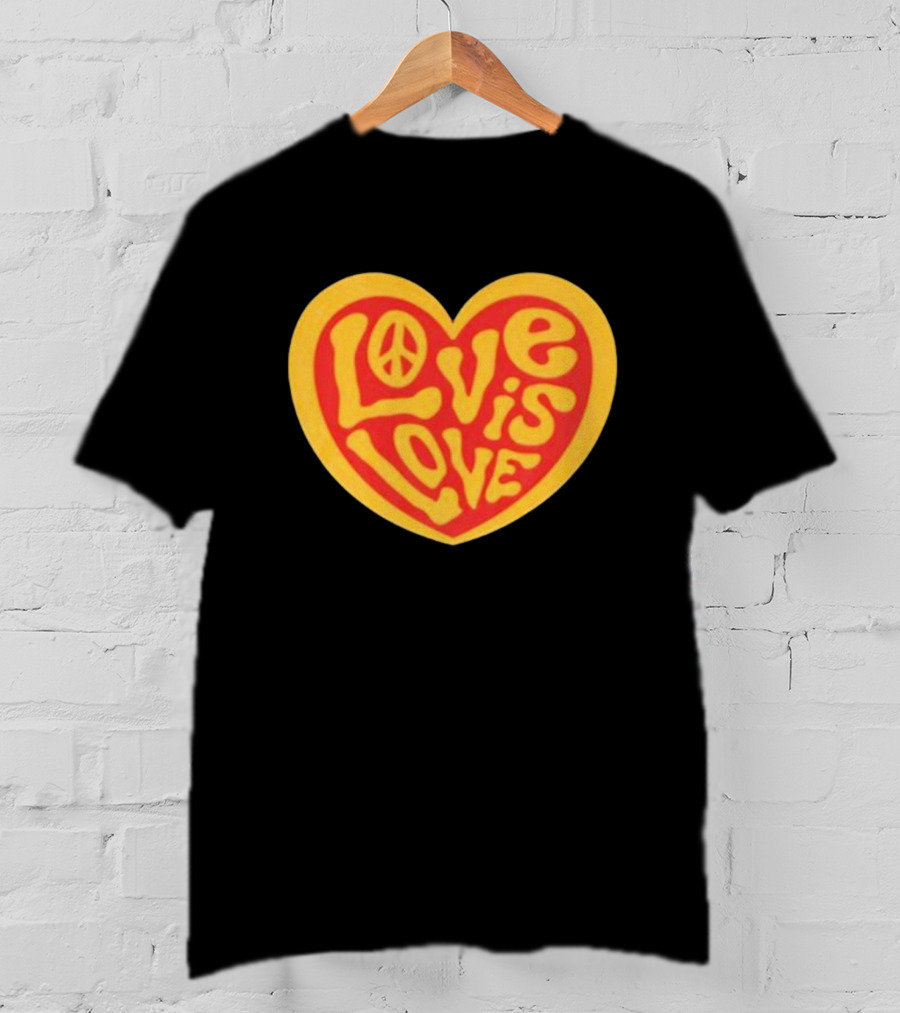 Love Is Love Peace Sign Heart T-Shirt
