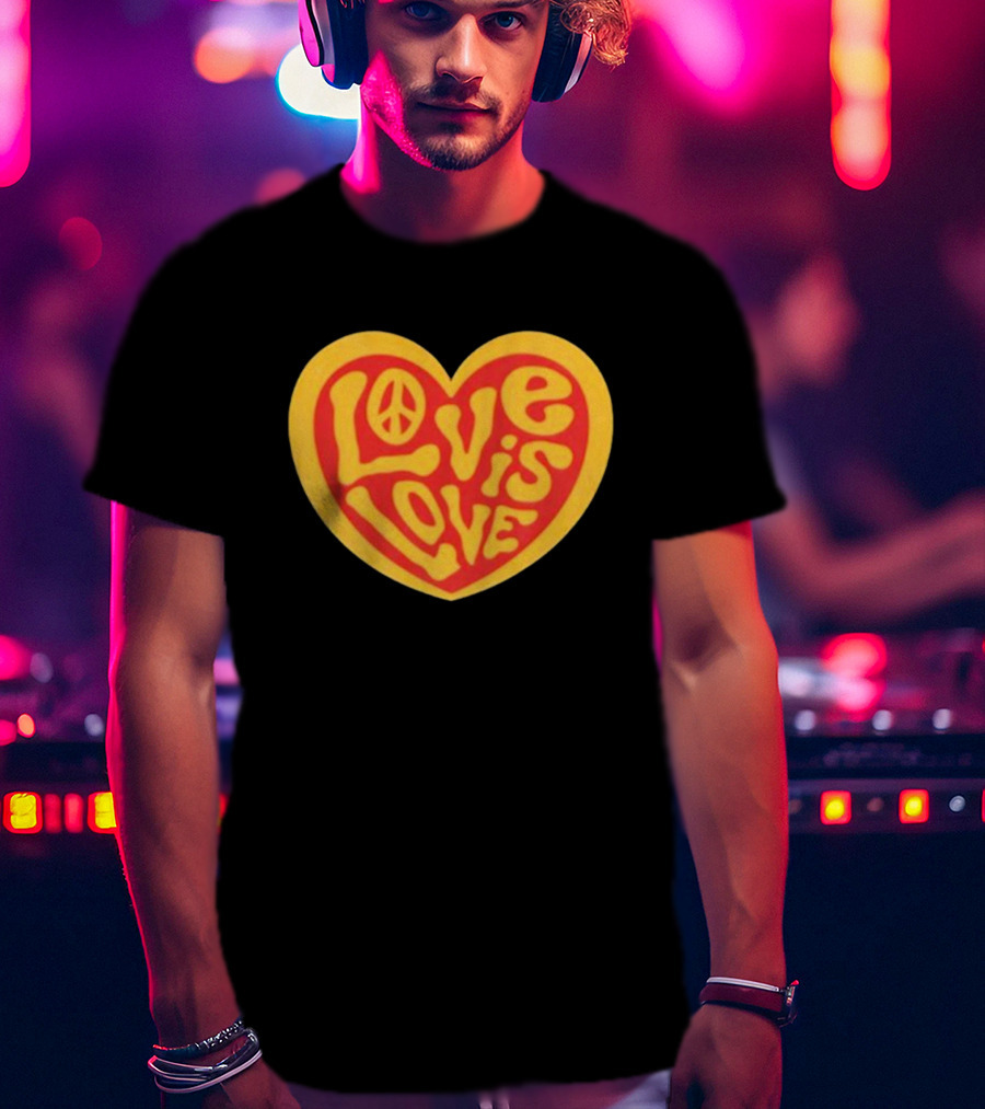 Love Is Love Peace Sign Heart T-Shirt
