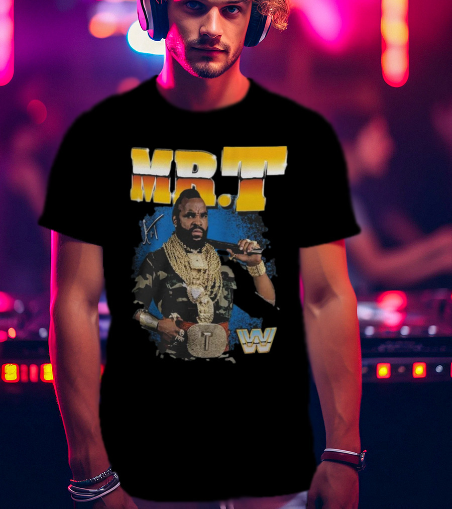 MR. T Signature Camouflage Chains Iconic T-Shirt