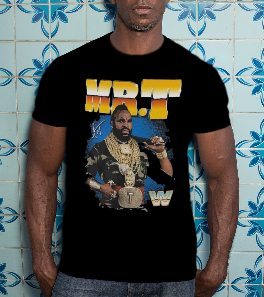 MR. T Signature Camouflage Chains Iconic T-Shirt