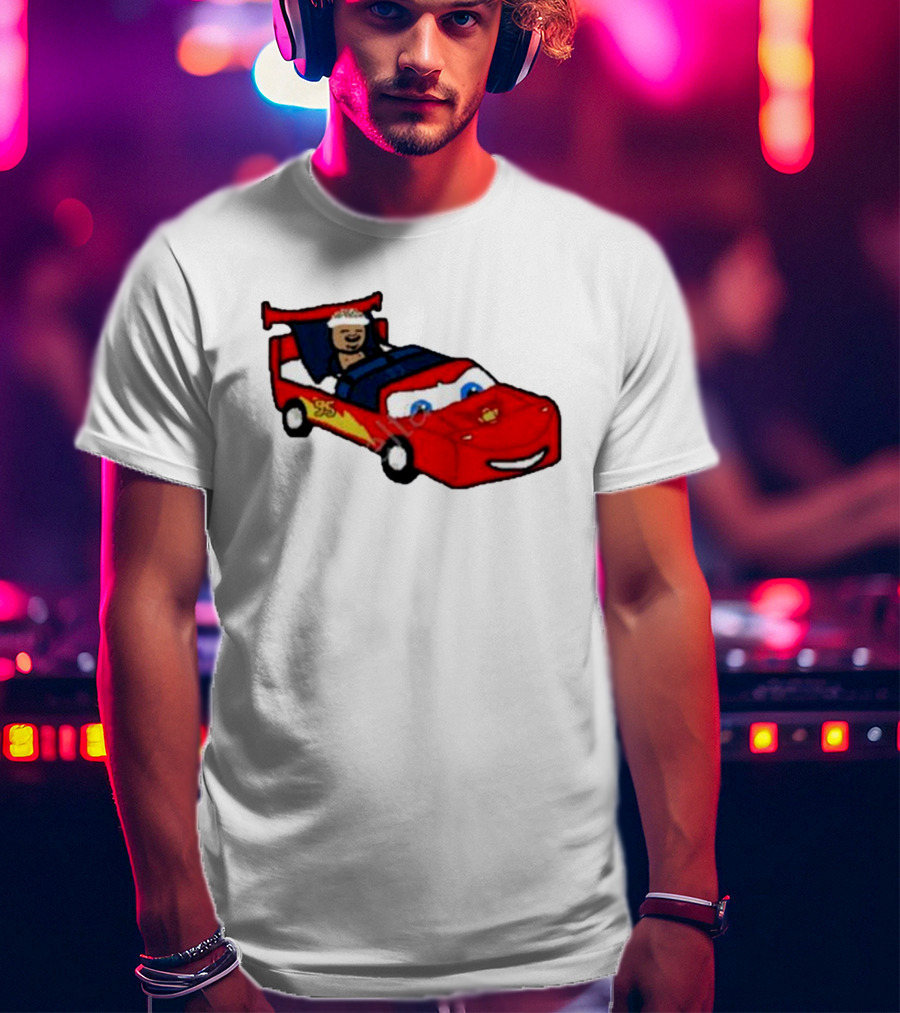 Nbapaint Kyle Snooze-ma With Racing Car T-Shirt