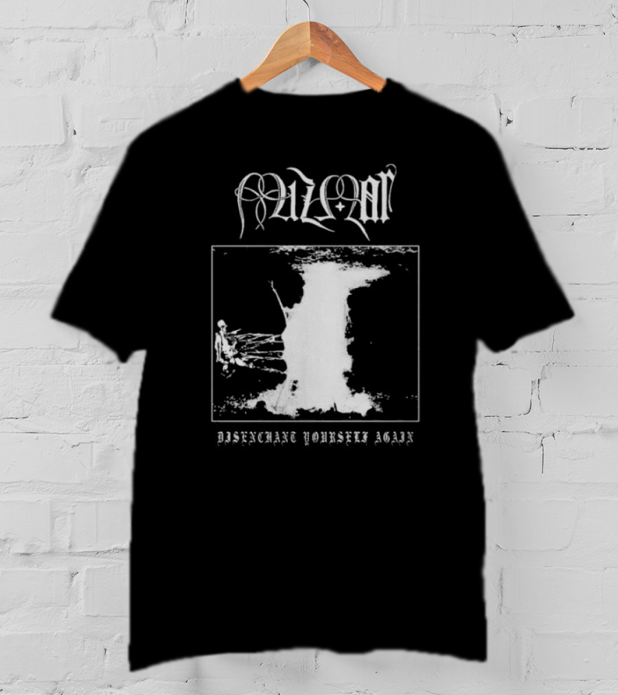 Mizmor Disenchanted Yourself Again Black And White Abstract T-Shirt