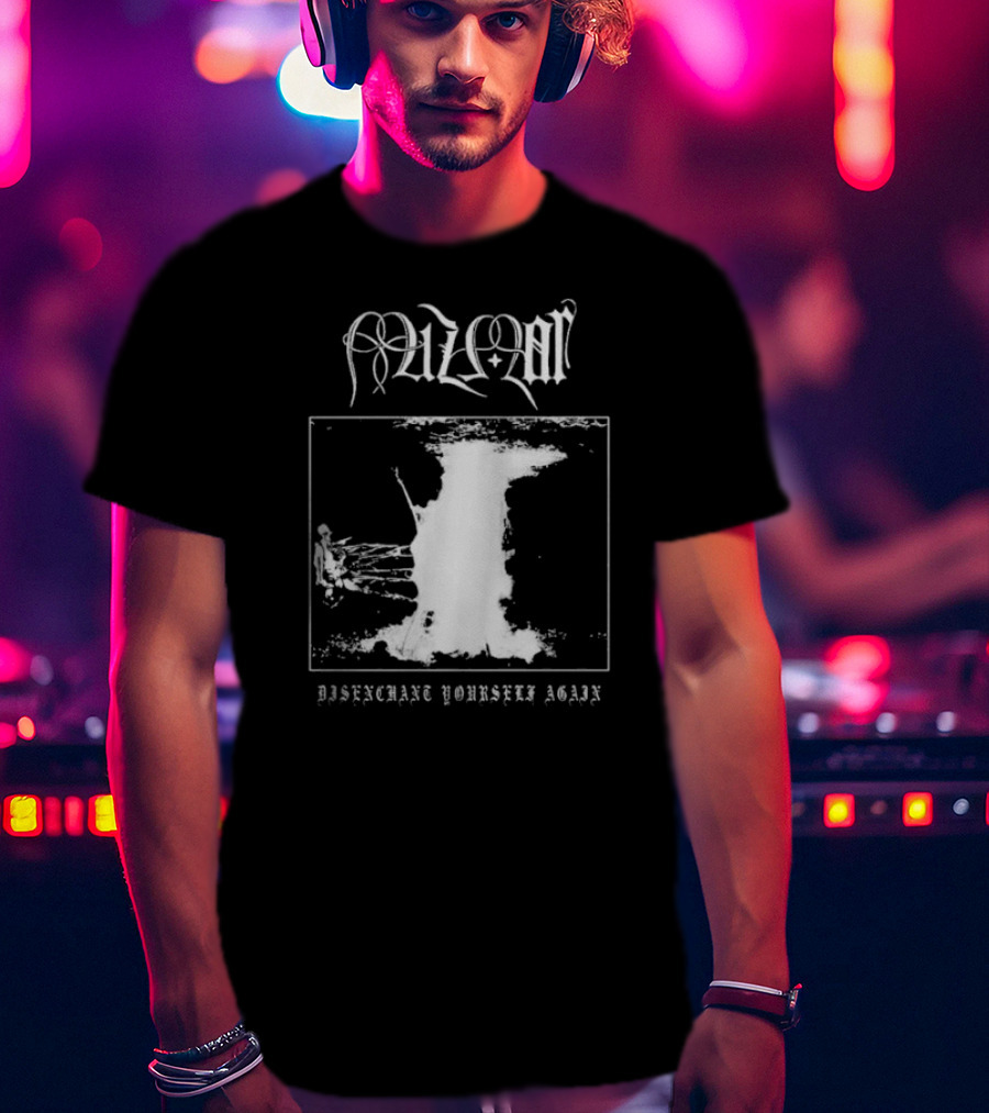 Mizmor Disenchanted Yourself Again Black And White Abstract T-Shirt