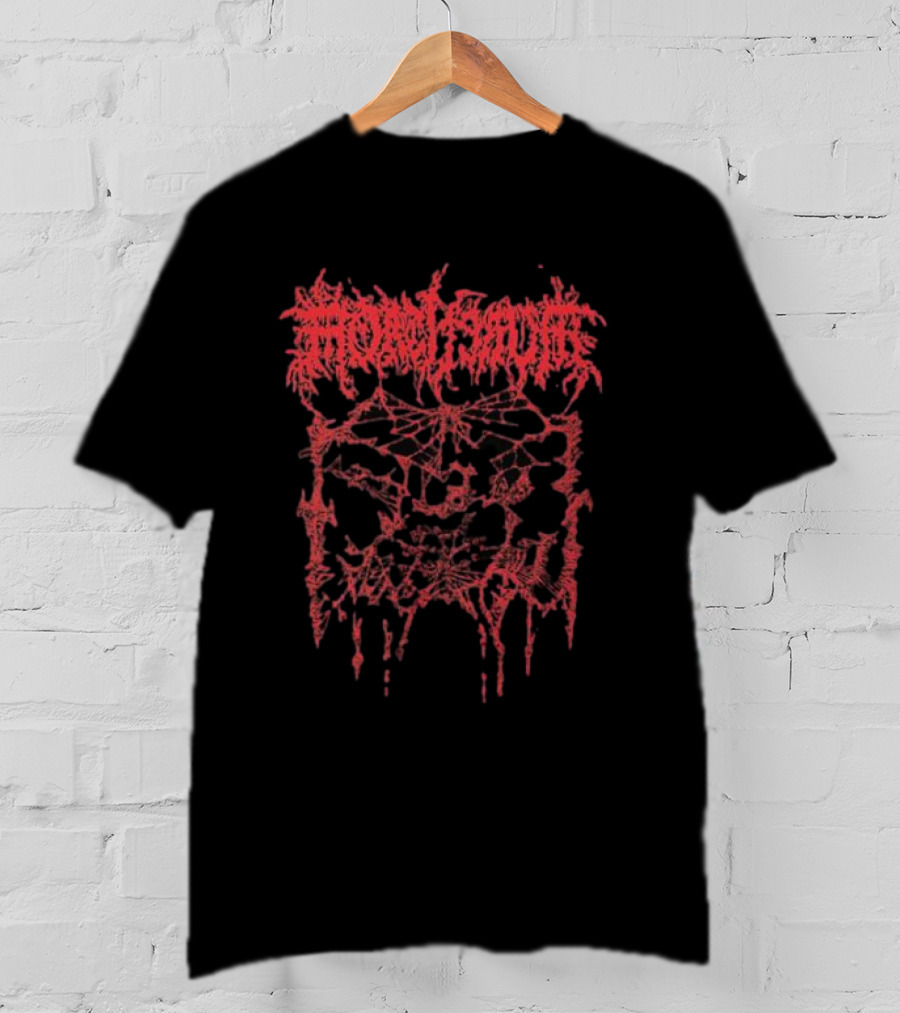 Mortiferum Red Skull Web T-Shirt