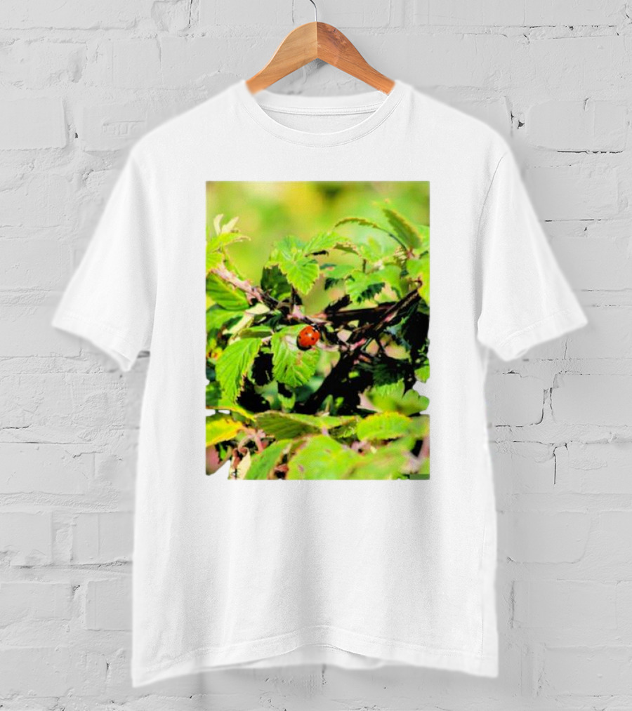 Spot In Nature With Ladybug On Leaf T-Shirt