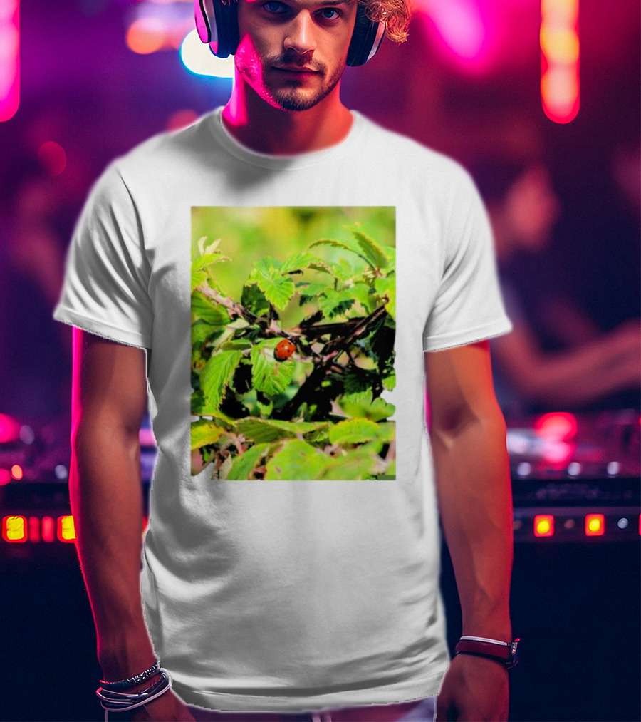 Spot In Nature With Ladybug On Leaf T-Shirt
